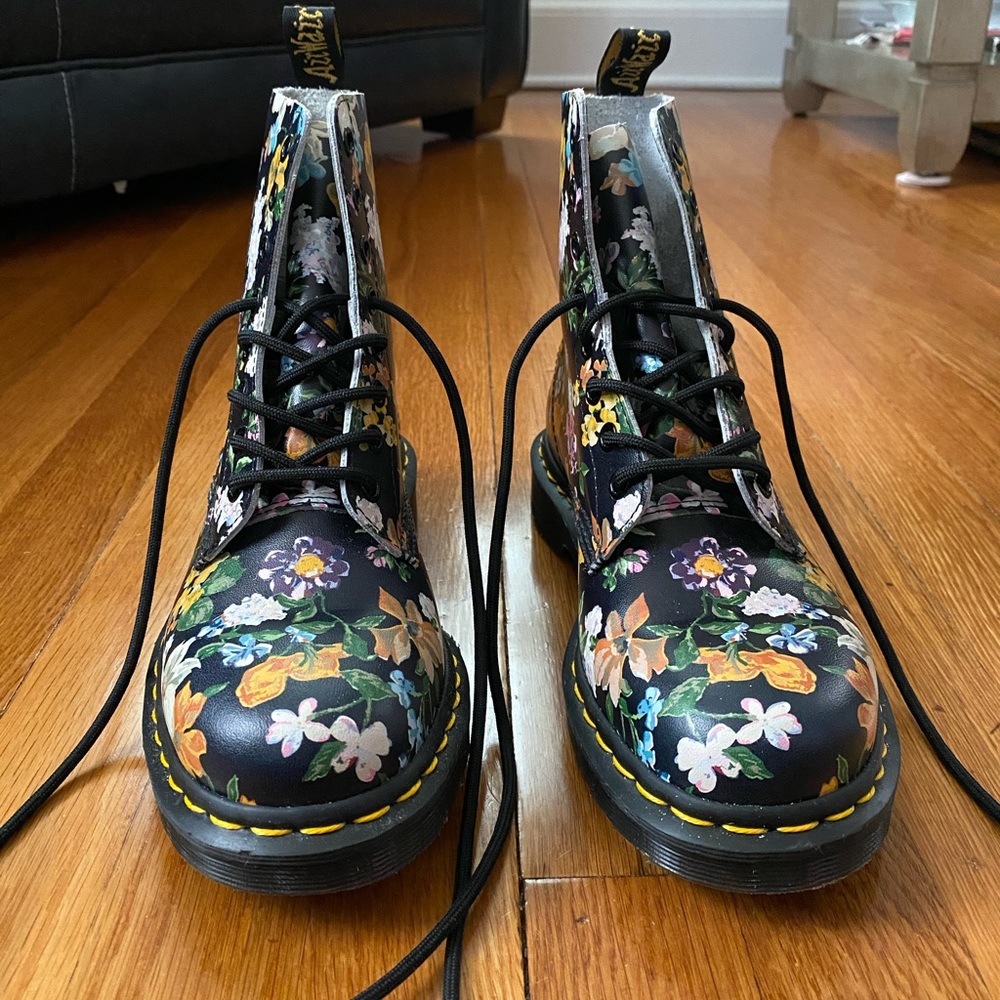 Floral Dr. Martens